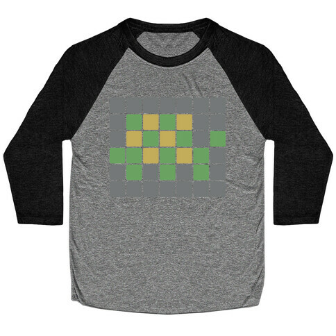 Twordle Wordle Turtle Parody Baseball Tee