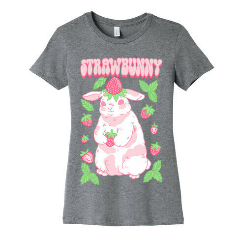 Strawbunny Womens T-Shirt
