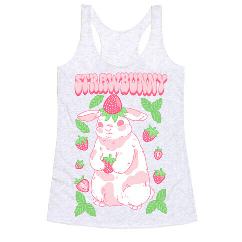 Strawbunny Racerback Tank Top