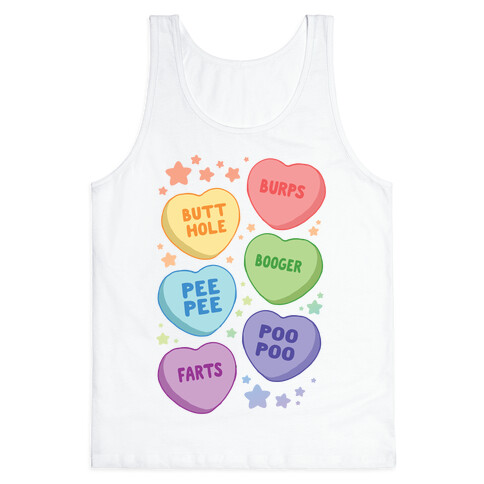 Immature Candy Hearts Tank Top