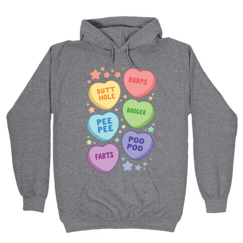 Immature Candy Hearts Hooded Sweatshirt