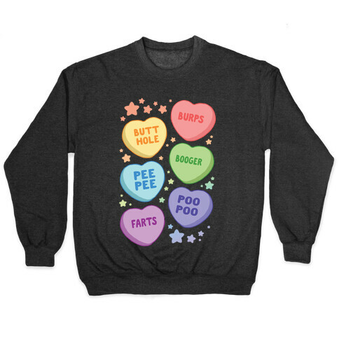 Immature Candy Hearts Pullover
