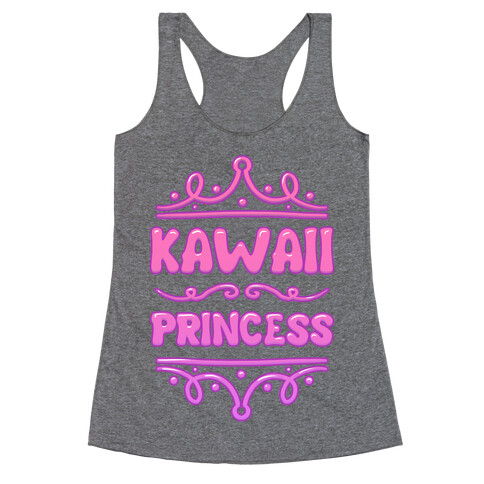 Kawaii Princess Racerback Tank Top