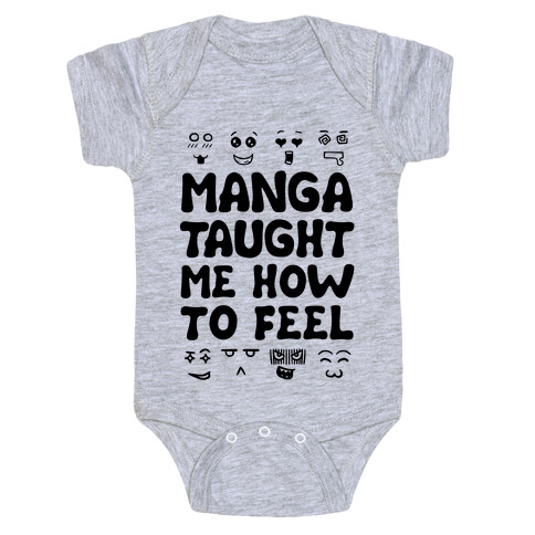 Manga Taught Me How to Feel Baby One-Piece