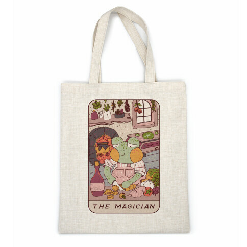 Cottagecore Magician Tarot Card Casual Tote