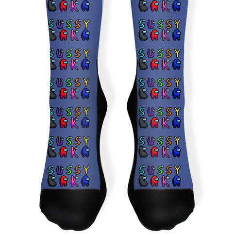 Sussy Baka Meaning Socks for Sale