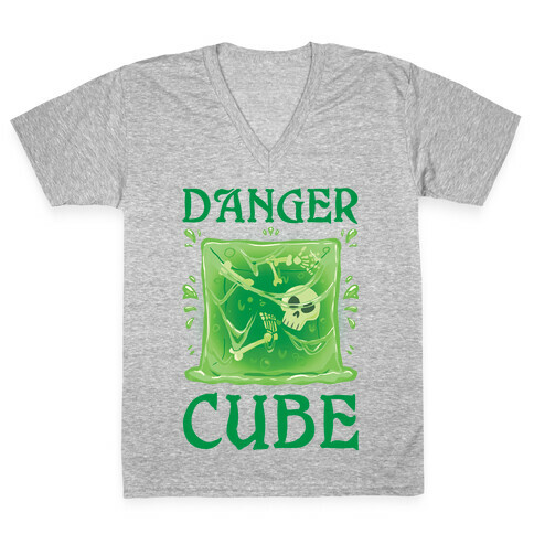 Danger Cube V-Neck Tee Shirt