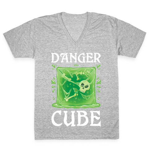 Danger Cube V-Neck Tee Shirt
