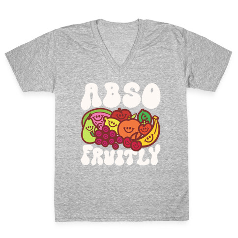 Absofruitly  V-Neck Tee Shirt