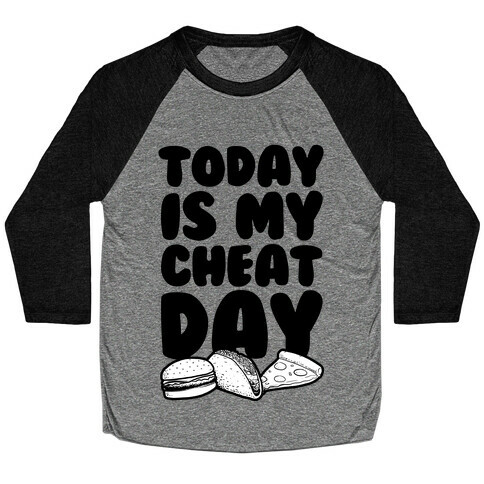 Today is my Cheat Day Baseball Tee