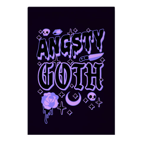 Angsty Goth  Garden Flag