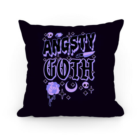 Angsty Goth  Pillow