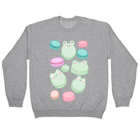 Frog Macarons Pattern Pullover