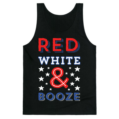 Red White & Booze Tank Top