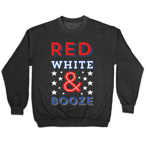 Red White & Booze Pullover