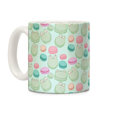 Frog Macarons Pattern Coffee Mug