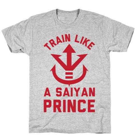 Train Like A Saiyan Prince T-Shirt