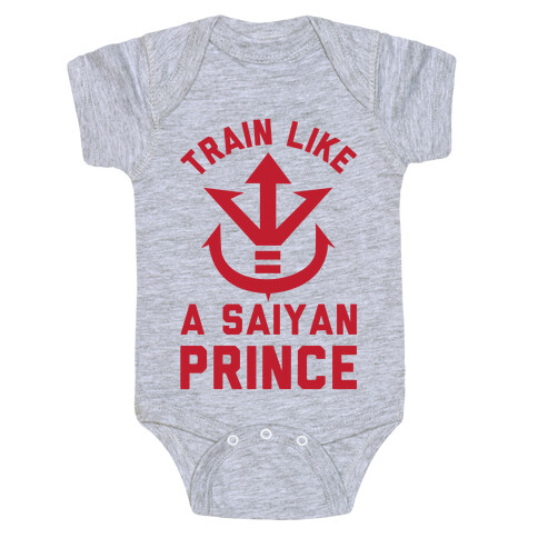 Train Like A Saiyan Prince Baby One-Piece
