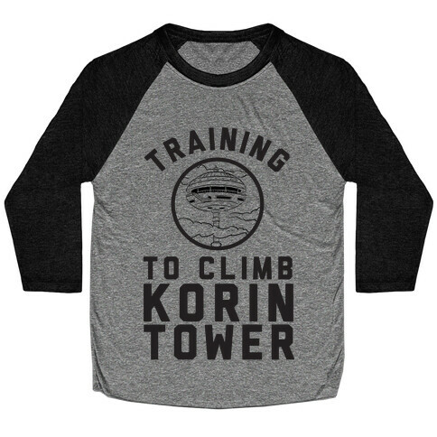 Training To Climb Korin Tower Baseball Tee
