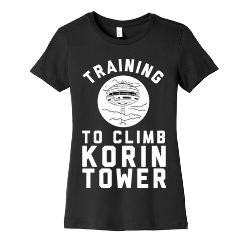 Training To Climb Korin Tower Womens T-Shirt