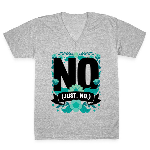 No. Just. No.  V-Neck Tee Shirt