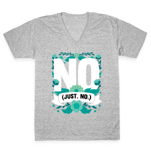 No. Just. No.  V-Neck Tee Shirt