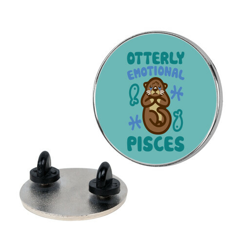 Otterly Emotional Pisces  Pin