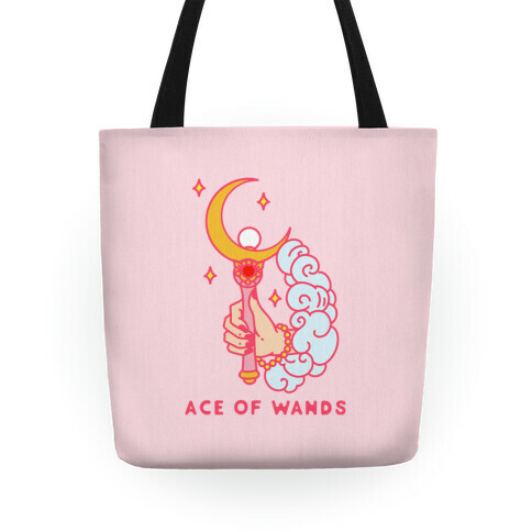 Ace of Wands Crescent Wand Tote