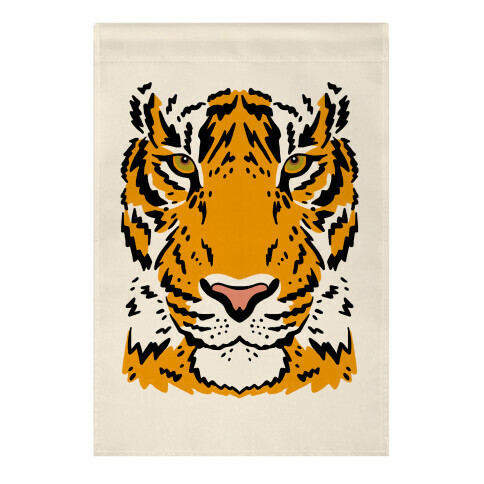 Tiger Stare Garden Flag