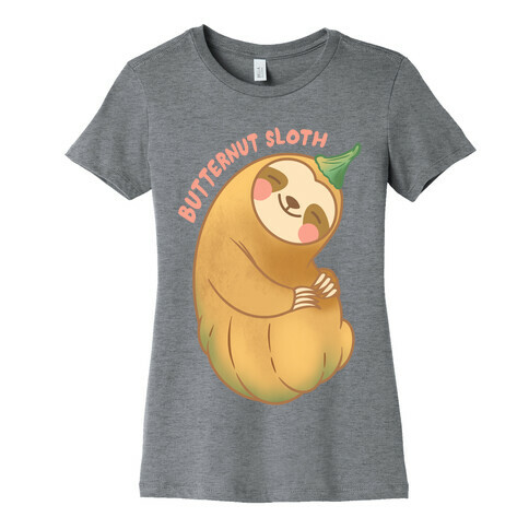 Butternut Sloth Womens T-Shirt