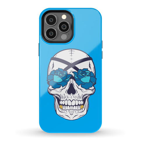 I See Beauty In Death (blue) Phone Case
