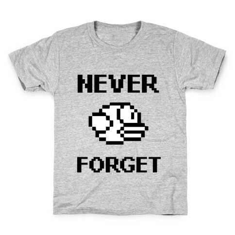 Never Forget (Flappy Bird) Kids T-Shirt
