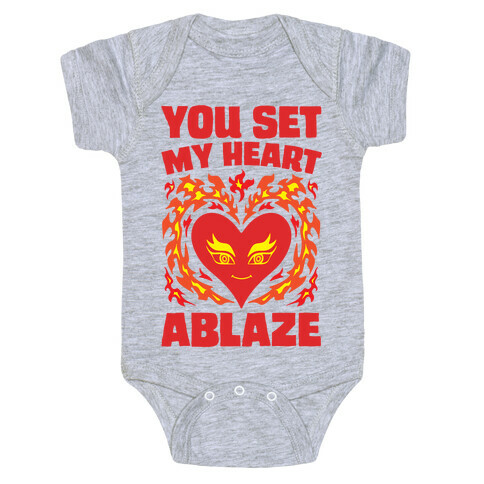 You Set My Heart Ablaze Baby One-Piece