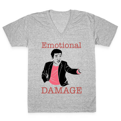 Emotional Damage Meme V-Neck Tee Shirt