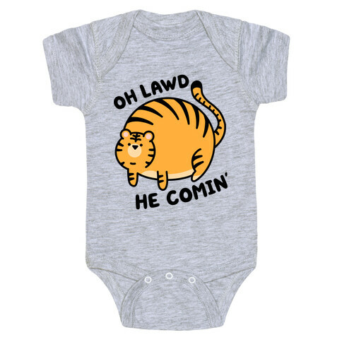 Oh Lawd He Comin' Tiger Baby One-Piece