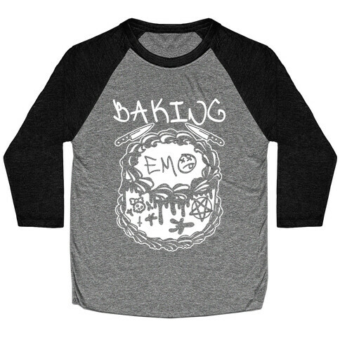 Baking Emo Baseball Tee