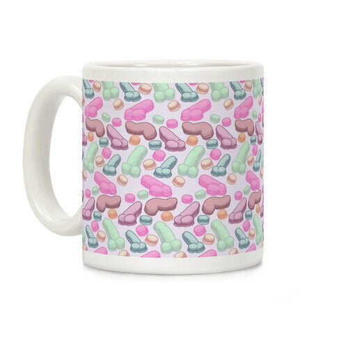 Macaron Peens Pattern Coffee Mug