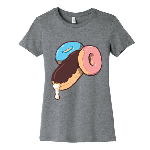 Naughty Donuts Womens T-Shirt