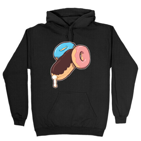 Naughty Donuts Hooded Sweatshirts | LookHUMAN