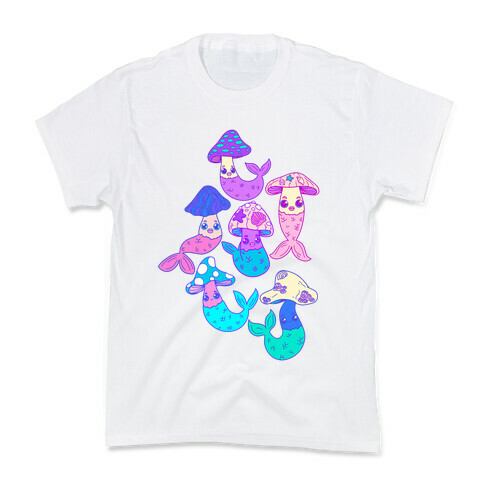 Mushmaids Pattern Kids T-Shirt