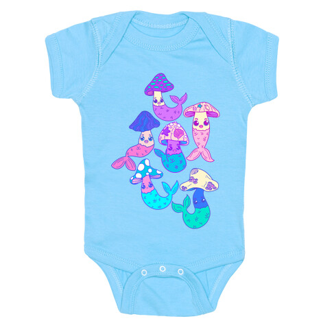 Mushmaids Pattern Baby One-Piece