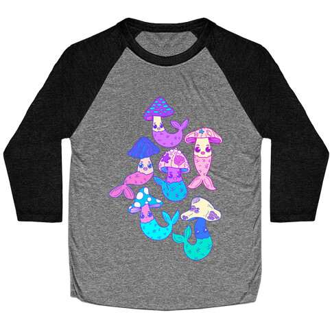 Mushmaids Pattern Baseball Tee