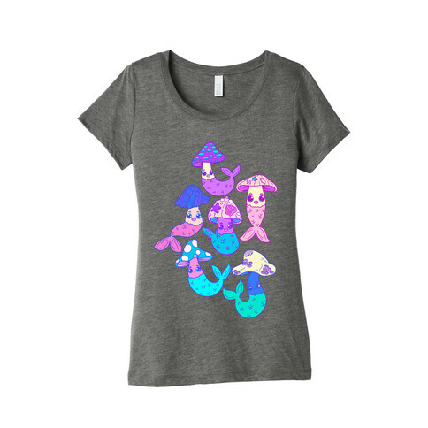 Mushmaids Pattern Womens T-Shirt