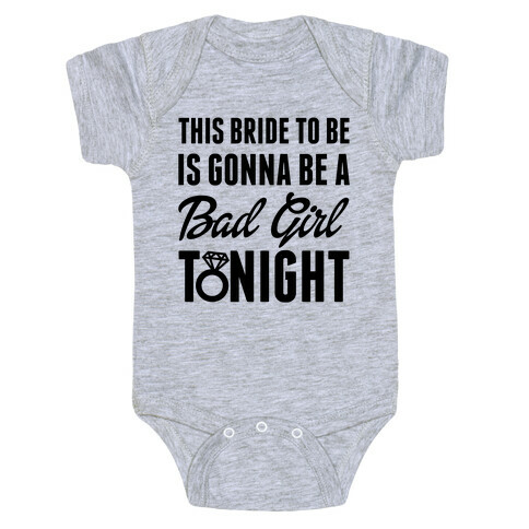 Bad Girl Bride Baby One-Piece