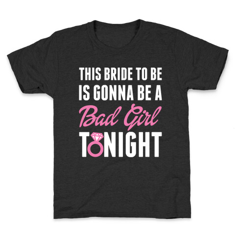 Bad Girl Bride Kids T-Shirt