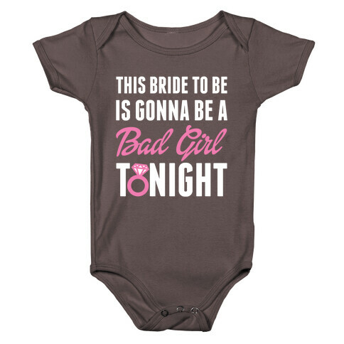 Bad Girl Bride Baby One-Piece