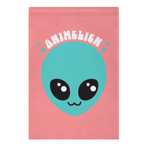 Animelien Anime Alien Garden Flag