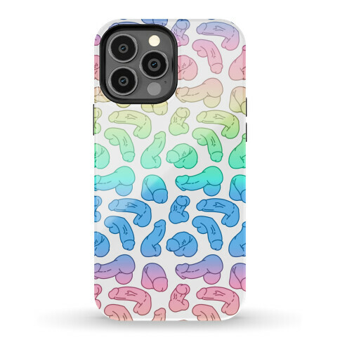 Pastel Penis Pattern Phone Case