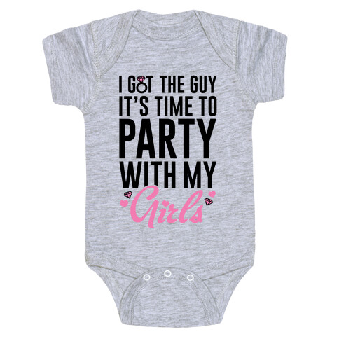 Party With My Girls Baby One-Piece