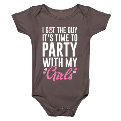 Party With My Girls Baby One-Piece